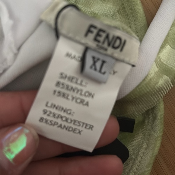 Fendi one piece bathing suit! Says XL but more like a Medium fit! BRAND NEW! - Picture 4 of 5